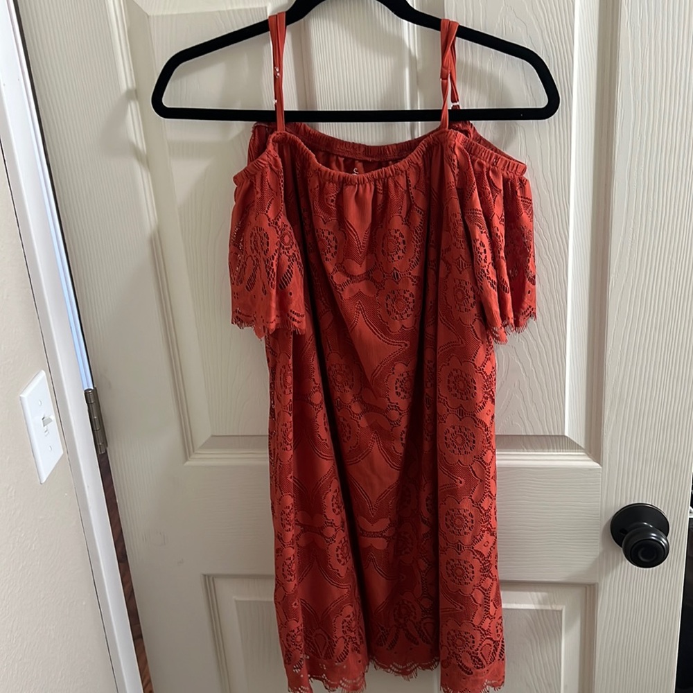 Dark Orange Dress